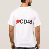 Ik hou van CD45 T-shirt (Achterkant)