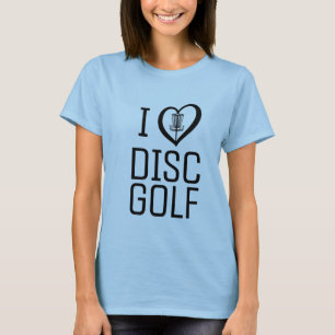 Ik hou van CD golf-shirt T-shirt