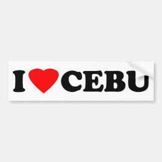 Ik hou van Cebu Bumpersticker