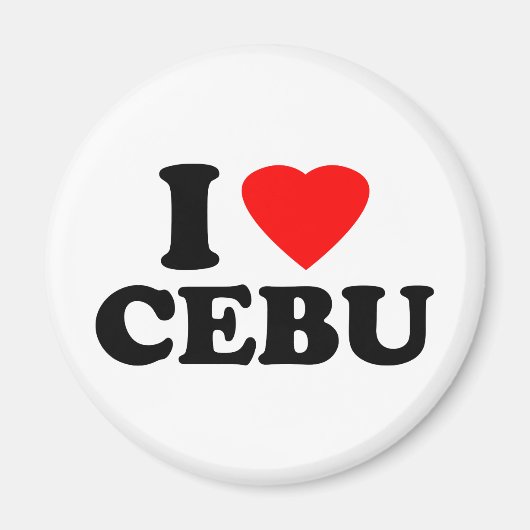 Ik hou van Cebu Magneet (Voorkant)