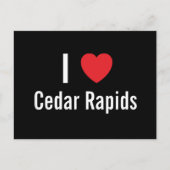 Ik hou van Cedar Rapids Briefkaart (Voorkant)