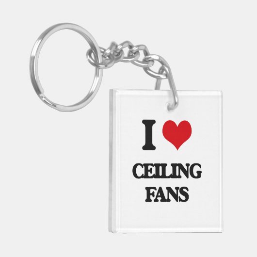 Ik hou van Ceiling Fans Sleutelhanger (Voorkant Links)