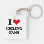 Ik hou van Ceiling Fans Sleutelhanger (Achterkant)