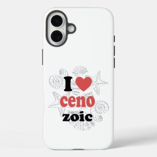 Ik hou van Cenozoic grappig citaat voor wetenschap iPhone 16 Plus Hoesje