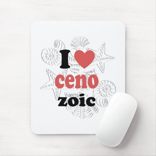 Ik hou van Cenozoic grappig citaat voor wetenschap Muismat (Met muis)