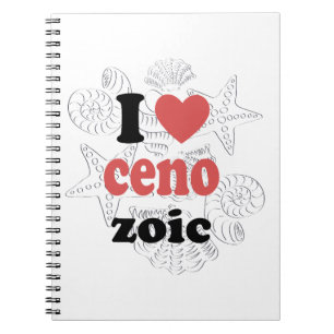 Ik hou van Cenozoic grappig citaat voor wetenschap Notitieboek