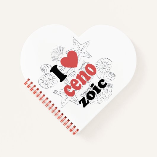 Ik hou van Cenozoic grappig citaat voor wetenschap Notitieboek (Voorkant)