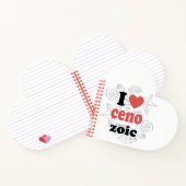 Ik hou van Cenozoic grappig citaat voor wetenschap Notitieboek (Binnen)