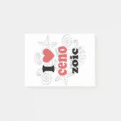 Ik hou van Cenozoic grappig citaat voor wetenschap Post-it® Notes (Voorkant)