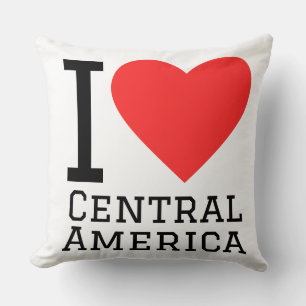 Ik hou van Centraal-Amerika Kussen