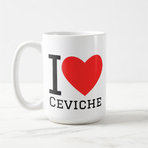 Ik hou van ceviche koffiemok