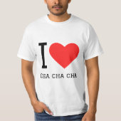 Ik hou van cha cha cha t-shirt (Voorkant)