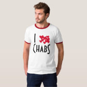 Ik hou van Chabs T-shirt (Voorkant volledig)