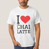 Ik hou van chai latte t-shirt (Voorkant)