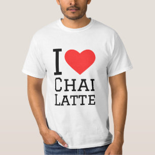 Ik hou van chai latte t-shirt