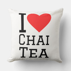 Ik hou van chai-thee kussen