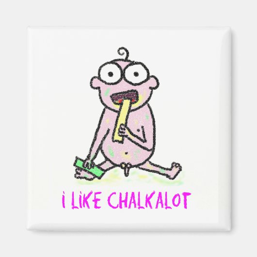 Ik hou van Chalkalot magneet (Voorkant)