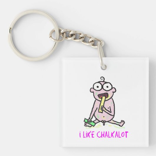 Ik hou van Chalkalot Sleutelhanger (voorkant)