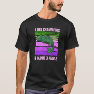 Ik hou van Chameleons... misschien 3 mensen noemen T-shirt