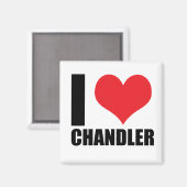 Ik hou van Chandler Magneet (Voorkant / Achterkant)