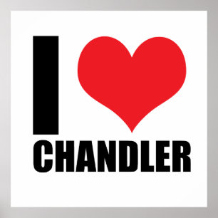 Ik hou van Chandler Poster