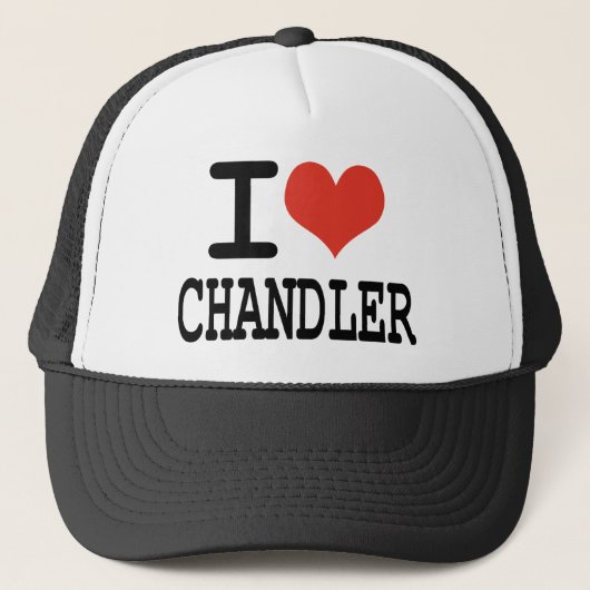 Ik hou van Chandler Trucker Pet (Voorkant)