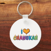 Ik Hou Van Chanuka Sleutelhanger (Voorkant)