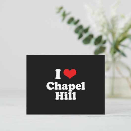 IK HOU VAN CHAPEL HILL BRIEFKAART (Staand voorkant)