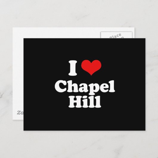 IK HOU VAN CHAPEL HILL BRIEFKAART (Voorkant / Achterkant)