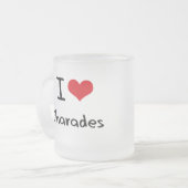 Ik hou van Charades Matglas Koffiemok (Voorkant links)
