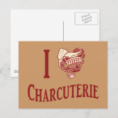 Ik hou van Charcuterie Briefkaart (Voorkant / Achterkant)