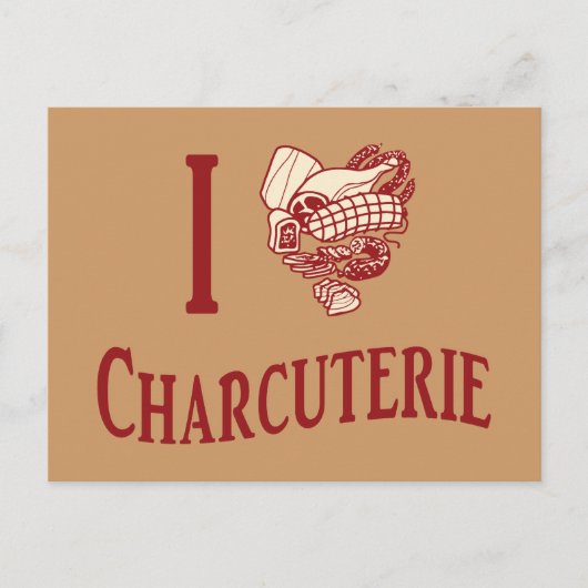 Ik hou van Charcuterie Briefkaart (Voorkant)