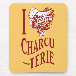 Ik hou van Charcuterie Muismat