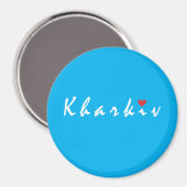 Ik hou van Charkov Magneet (Voorkant / Achterkant)