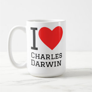 Ik hou van Charles Darwin Koffiemok