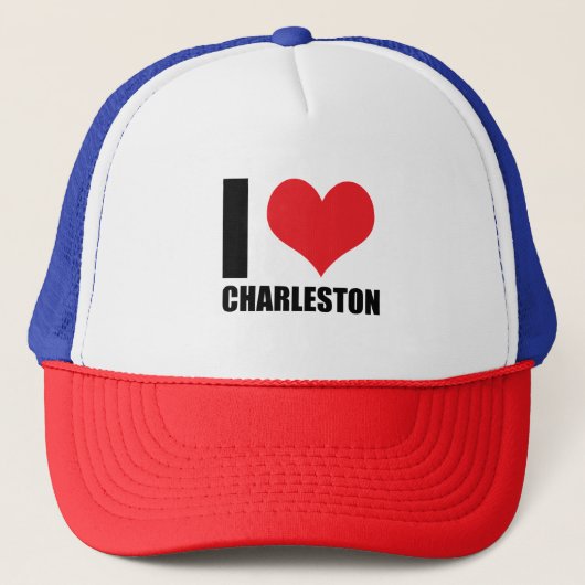 Ik hou van Charleston Trucker Pet (Voorkant)