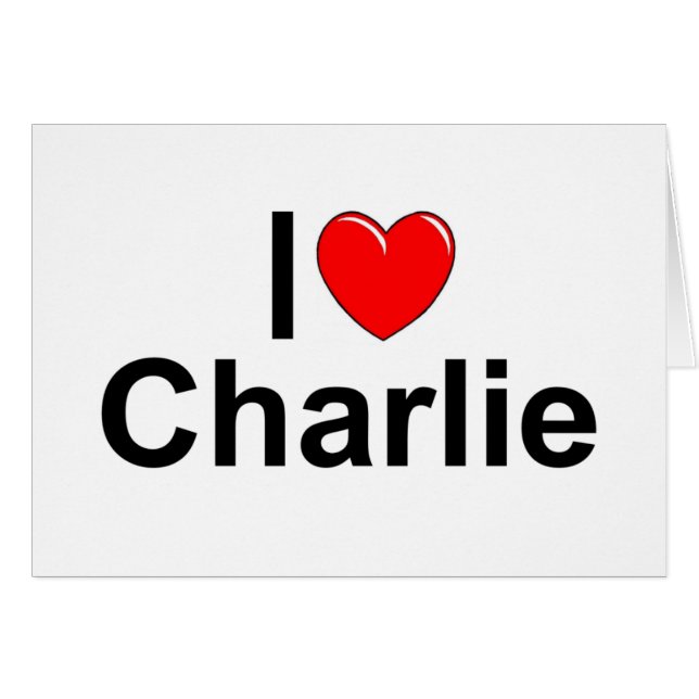 Ik hou van Charlie (Voorkant Horizontaal)
