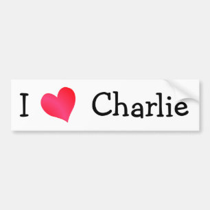 Ik hou van Charlie Bumpersticker