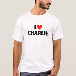 Ik hou van Charlie. Ik hoor Charlie T-shirt