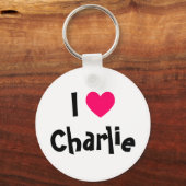 Ik hou van Charlie Sleutelhanger (Voorkant)