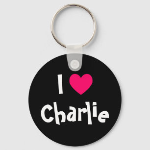 Ik hou van Charlie Sleutelhanger