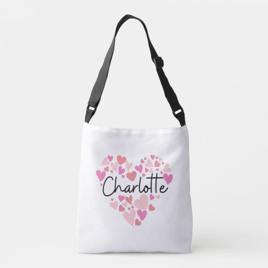 Ik hou van Charlotte Crossbody Tas (Achterkant)