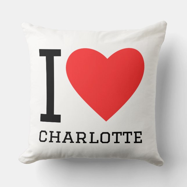 Ik hou van Charlotte  Kussen (Voorkant)