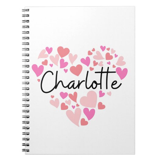 Ik hou van Charlotte Notitieboek (Voorkant)