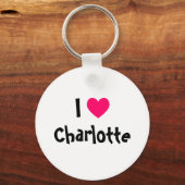 Ik hou van Charlotte Sleutelhanger (Voorkant)