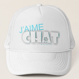 Ik hou van chat Trucker Hat Trucker Pet