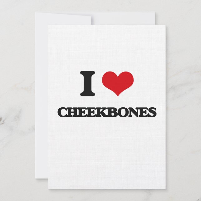 Ik hou van Cheekbones (Voorkant)