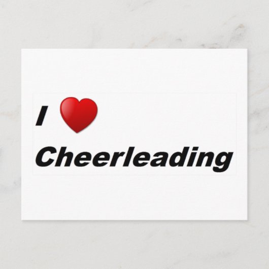 Ik hou van Cheerlead Briefkaart (Voorkant)