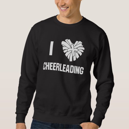 Ik hou van Cheerlead Cheer Coach Trui (Voorkant)