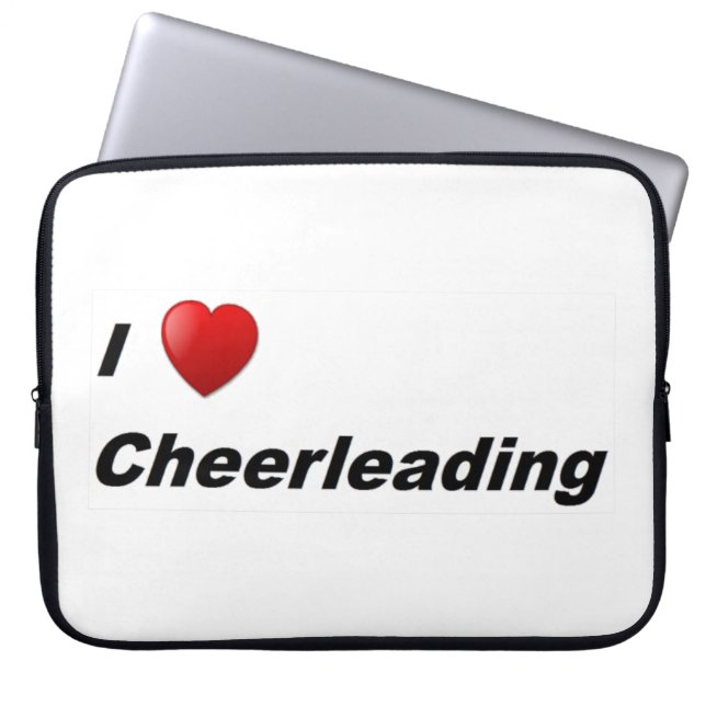 Ik hou van Cheerlead Laptop Sleeve (Voorkant)